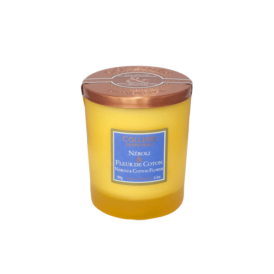 Bougie Néroli & fleur de coton Collines de Provence